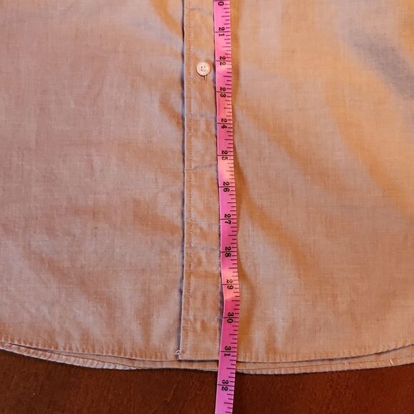 Etienne Aigner Long Sleeve Button Up Dress Shirt, Neck 15.5, Brown - Picture 4 of 8